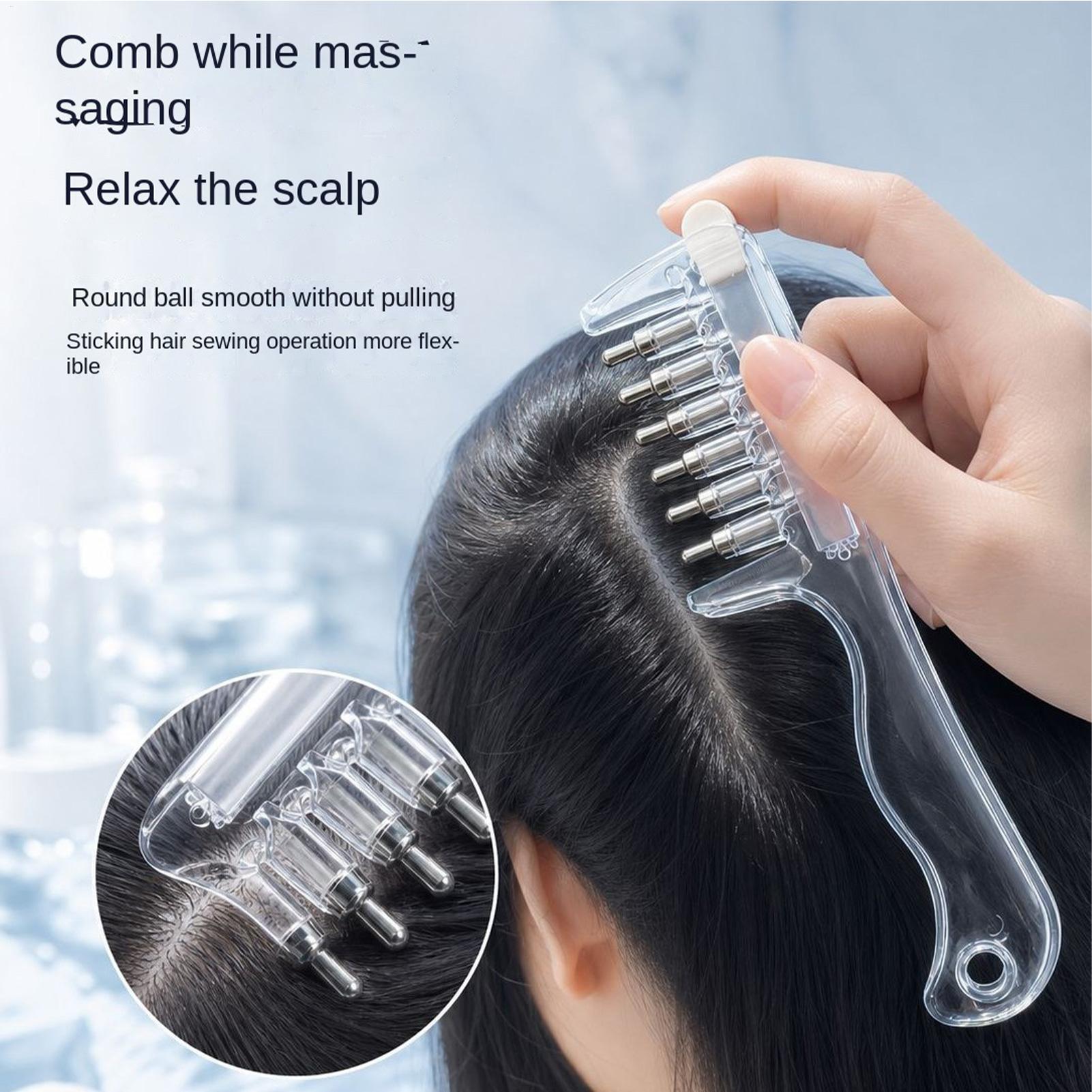 휴대용 투명 헤어 뿌리 빗, 액체 도포용 빗, 두피 마 - Root Stimulator Liquid 리뷰 및 가격