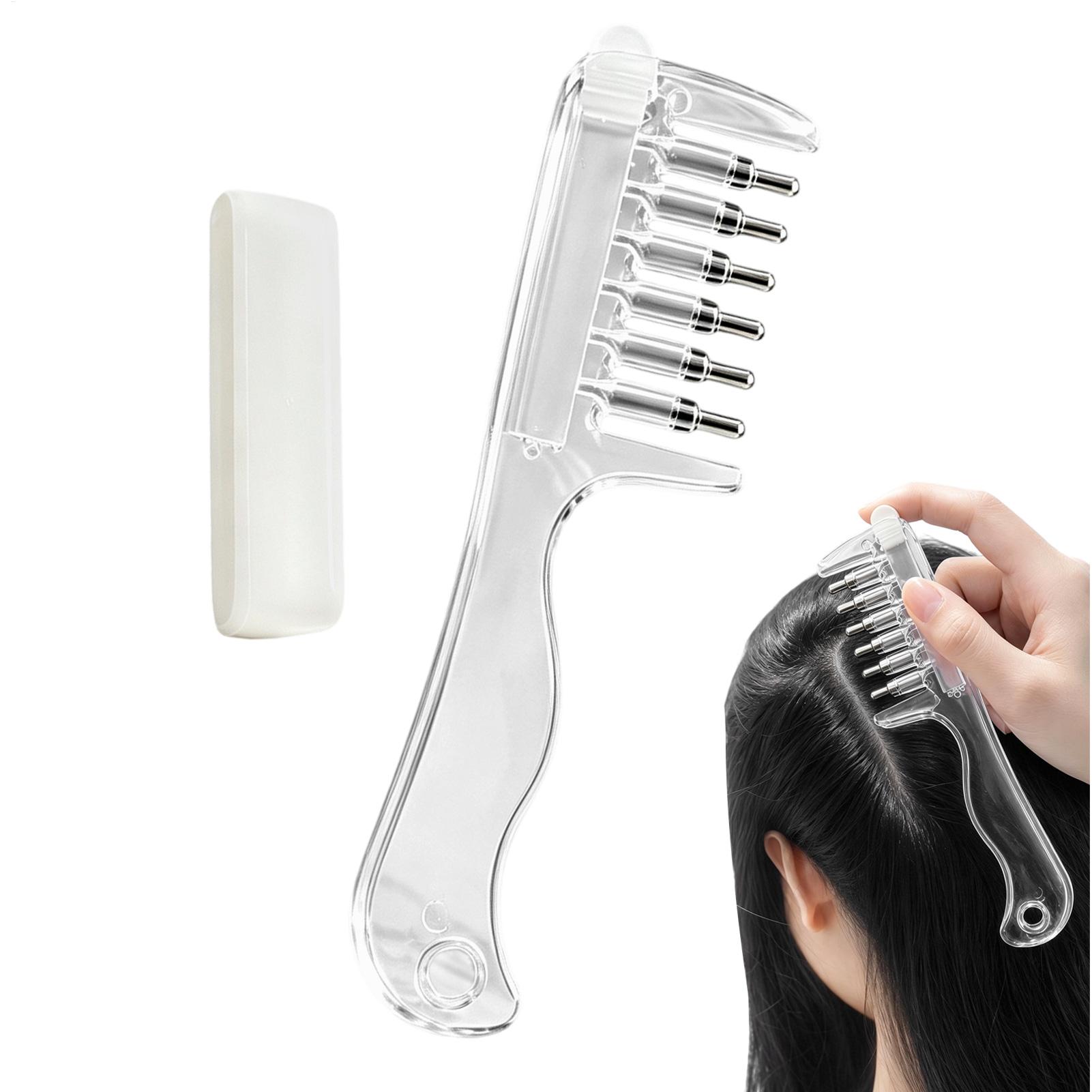 휴대용 투명 헤어 뿌리 빗, 액체 도포용 빗, 두피 마 - Root Stimulator Liquid 리뷰 및 가격
