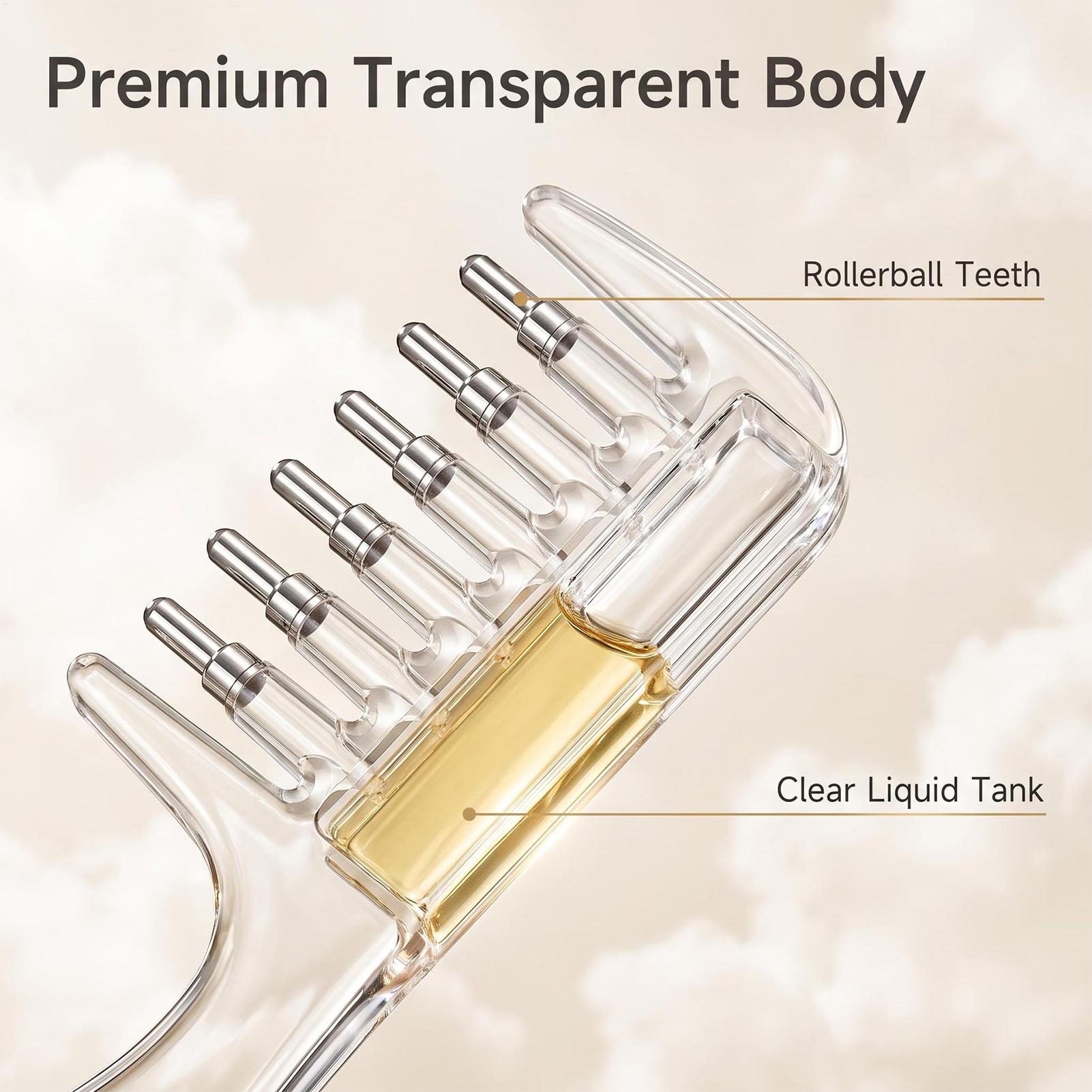휴대용 투명 헤어 뿌리 빗, 액체 도포용 빗, 두피 마 - Root Stimulator Liquid 리뷰 및 가격